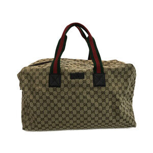 Gucci Boston Bag GG Canvas